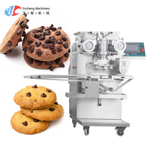 Línea de Producción de Galletas de Chocolate PLC, Sistema Industrial de Panadería con Alimentación de Masa, Formado, Horno de Cocción, Enfriamiento y Apilado - Product Image 1