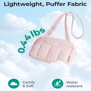 Marsupio Leggero in Poliestere Personalizzabile con Tasche Multiple per Viaggi, Shopping e Attività all'Aperto - Product Image 3