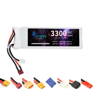 Batería para Dron de Carreras RC 2S 7.4V 3300mAh 60C, Piezas para Helicóptero, Auto, Barco y Avión UAV - Product Image 1