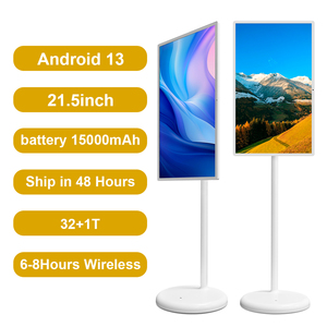 2024 phổ biến nhất TV xách tay 21.5inch thông minh TV cảm ứng LCD tương tác Màn hình IPS điện thoại di động Android 12 8 + 256 gam chơi trò chơi - Product Image 1