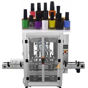 Automatic small bottle 10ml 15ml gel nail polish filling and capping machine price