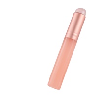 Aplikator Bibir Silikon Portabel dengan Tutup Anti Debu, Kuas Pencampur Bibir Higienis Mudah Dibersihkan, Alat Kosmetik Mini untuk Perjalanan