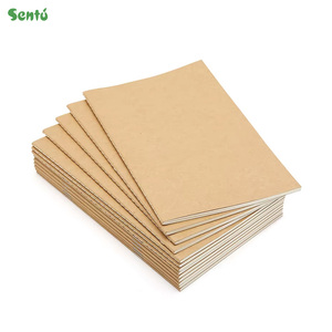 Cuaderno de Espiral Kraft, 30 Hojas, Cubierta Personalizable con Impresión de Logotipo, Línea A5 B5, Cuaderno para Estudiantes - Product Image 1