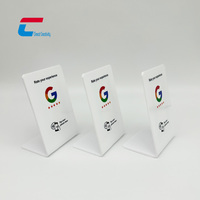 Support NFC en acrylique personnalisé pour avis Google, Instagram, LinkedIn, Google Maps