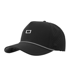 Gorra de Golf Personalizada OEM con Malla Perforada, Logotipo, 5 Paneles, Visera Ligeramente Curvada, Cierre a Presión, Parche de Goma Impermeable - Product Image 1