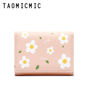 TAOMICMIC vendita calda margherita fiore <span class=keywords><strong>portafoglio</strong></span> <span class=keywords><strong>bambina</strong></span> borse portafogli carino per le donne - Product Image 3