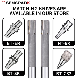 Senspark CNC Công Cụ Thẳng Shank Máy Chèn Reamerreamer Mở Rộng Khoan Lổ Điểm Thập Phân - Product Image 6
