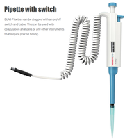 Micropipette monocanal de la série Top Pette pour la manipulation précise des liquides, pistolet à pipette professionnel réglable, grande capacité