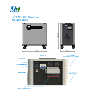 Batería de Litio Solar LiFePO4 de 48V con Soporte de Piso JM, Batería de Litio de 48V 300AH 15KWH para Sistemas de Energía Solar - Product Image 4