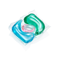 Capsules de lessive 3-en-1 : Perles booster jetables multi-effets, protection des couleurs, nettoyage en profondeur