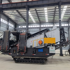 Henan Inclined with Tracks Mobile Multi-layer <b>Vibrating</b> <b>Screen</b> Belt Conveyor - Product Image 2