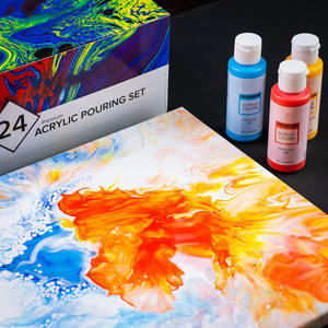 24 colores <span class=keywords><strong>liquitex</strong></span> pintura acrílica verter pintura acrílica arte fluido para niños y adultos - Product Image 5