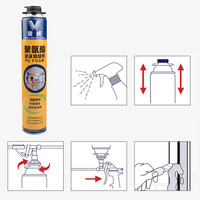 Mousse rigide en polyuréthane de 750 ml, prix, en vrac, extensible, résistante au feu, mousse PU