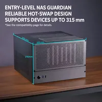 Casing NAS 8 Bay ATX / Micro-ATX / Mini-ITX Hot Swap Server Chassis 8x3.5 HDD 3x2.5 SSD 315mm GPU untuk Penyimpanan Rumah dan PC