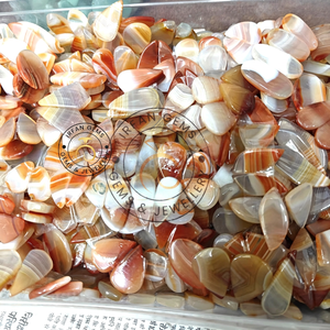 Venta al por Mayor de Cabujones de Ágata de Botsuana, Gemas Semipreciosas Naturales Multicolores de Diferentes Formas, 20-30 mm, 2-8 g, Joyería de Ágata de Botsuana - Product Image 5