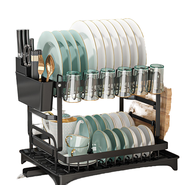 Layer Dish Rack Stylish Kitchen Storage Solution