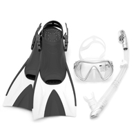 Fabricant de palmes de natation de Shenzhen, ensemble de plongée, lunettes de plongée, masque de plongée et tuba avec palmes