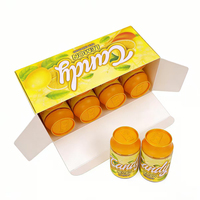 Emballage personnalisé de canettes de soda en plastique de 100 ml, 3.5 avec boîte, étiquette holographique monochrome, conteneur pour bonbons