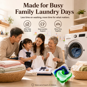 JIETI Free Samples 20g Green Concentrated Laundry <b>Detergent</b> Pods Plant Based Deep Cleaning Stain Removal OEM ODM Private Label - Product Image 5
