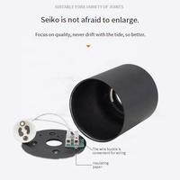 Boîtier de lampe de cadre de projecteur réglable de Downlight de LED cylindrique monté en surface GU10 pour accessoire de salon