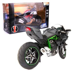 Collection de moto <span class=keywords><strong>Ninja</strong></span> H2 R, jouets pour enfants, échelle 1/12, modèles miniatures, moulé sous pression, moto de course - Product Image 1
