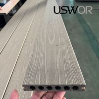 Planches de terrasse en composite WPC co-extrudées pour jardin, terrasse, balcon, faible entretien, installation facile