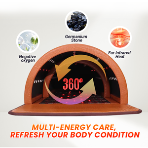 ZT New-style Spa Capsule Best Far Infrared Hothouse Body Wraps Sweat Slimming at <b>Home</b> Infrared Photon Therapy <b>Sauna</b> Dome - Product Image 3