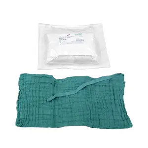 OEM CE/ISO13485手术纱布垫x射线可检测100% 棉纱布垫手术无菌腹胸纱布垫