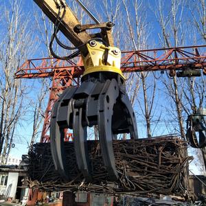 Stazione di acquisto di rottami di ferro con escavatore in acciaio azionato per escavatore rotante idraulico - Product Image 5