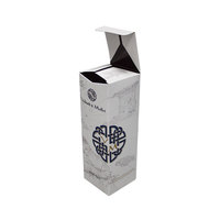 Boîtes en carton personnalisées imprimées en orange, en papier recyclé, écologiques, pour emballages cosmétiques, avec laminage mat pour crème pour les yeux, shampoing