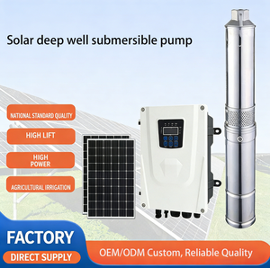 ปั๊มน้ำบาดาลพลังงานแสงอาทิตย์ QY 4JC6.5-158-D180/1800, 2700 วัตต์, ระยะส่งน้ำ 158 เมตร, อัตราการไหล 6.5 ลูกบาศก์เมตร/ชั่วโมง |   MPPT และการประหยัดพลังงาน |   ระบบชลประทานสวนผลไม้บนภูเขา - Product Image 2