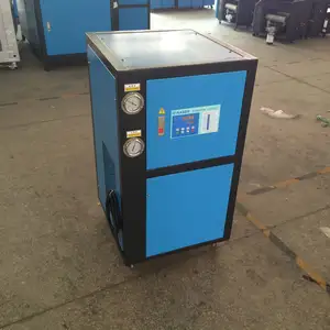 Refroidisseur d'eau refroidi par air avec ventilateur et réfrigérant R407C à l'eau de refroidissement