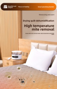 <span class=keywords><strong>Couverture</strong></span> <span class=keywords><strong>chauffante</strong></span> électrique portable Meiqingya avec contrôle de température, ignifuge, en polyester, pour la maison - Product Image 4