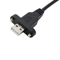 Câble Micro USB mâle-mâle à montage sur panneau avec blindage tressé et conducteur en cuivre pur pour utilisation informatique