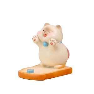 Ruijie Pig Phone <b>Stand</b> For <b>Iphone</b> Natural Resin Creative Gift Desk Accessory - Product Image 3