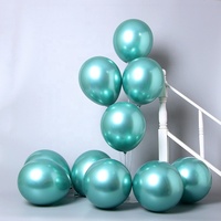 Tongxu 50 pièces de ballons en latex chromé de 10 pouces, 2,2 g, couleurs mélangées, pour décorations de fête d'anniversaire, de remise de diplôme, d'Halloween, de Noël
