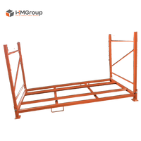 Entrepôts de stockage de revêtements en poudre, palettes métalliques, chariot de stockage portable empilable, support pour pneus de camion