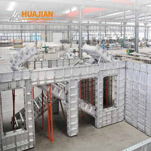 Paneles de Encofrado de Aluminio Modulares Reutilizables con Diseño Moderno, Tamaño Ajustable y Alta Resistencia para Edificios Residenciales de Gran Altura - Product Image 1