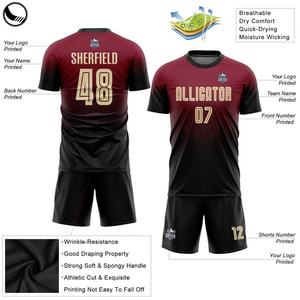 Camiseta de Fútbol Deportiva Personalizable con Impresión por Transferencia de Calor BETHERIVAL, Mangas Cortas, Tela de Secado Rápido, Tu Propio Diseño - Product Image 3