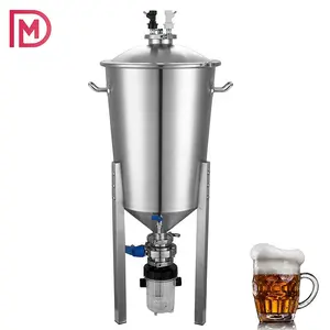 Stainless steel 304 Pressurized Fermenter 35L-65L Tank Fermenter with Chiller for home brewing Beer fermentation tank