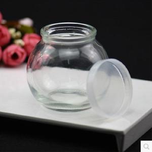 Nhỏ lọ thủy tinh với nhôm hoặc nắp nhựa cho Bánh Sữa Chua rỗng vòng bao bì container - Product Image 3