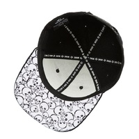 Casquette de golf à 5 panneaux pour hommes personnalisée Maillot de cowboy richardson noir design Performance en nylon avec écusson en cuir pour l'extérieur