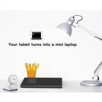 Nouveau étui de clavier en cuir PU étui de tablette porte-crayon fente de stylo étui de clavier magnétique sans fil pour iPad 9.7 2018