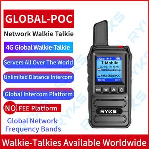 Walkkies Talkies 4G Walkie Talkie 5000Km Radio de dos vías Set inalámbrico al aire libre No para Zello Baofeng Uv 5R Quansheng - Product Image 5