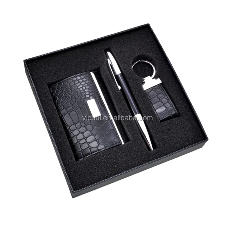 Custom Corporate Popular Leather Business Gift Set