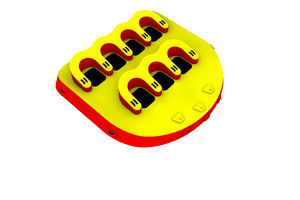 7 kişilik ticari su kayağı kullanımı için yeni tasarım şişme koltuk TWISTER yüzer deniz muzu - Product Image 6