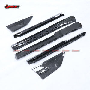 Jupes latérales pour Lamborghini Revuelto style MSY en fibre de carbone sèche, accessoires automobiles - Product Image 5