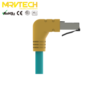 Cat5e/cat6 Ethernet <span class=keywords><strong>EZ</strong></span> щит правый разъем Anglfemale <span class=keywords><strong>RJ45</strong></span> с цепью сопротивления для промышленного ПК Marvtech 4/8 штырь - Product Image 3