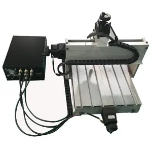 cnc router machine Engraver Machine 3040 with 4th Axis Rotary Head 220V or 110V for Bakelite Pet Tag Plastic and Medals