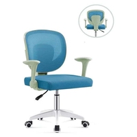 Fauteuil de bureau moderne rose de haute qualité pour enfants, avec accoudoirs, en maille, idéal pour la chambre d'enfant ou le bureau - Vente en gros